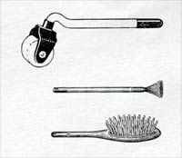 Roller, Wire Brush and Hair Brush (quite rare)